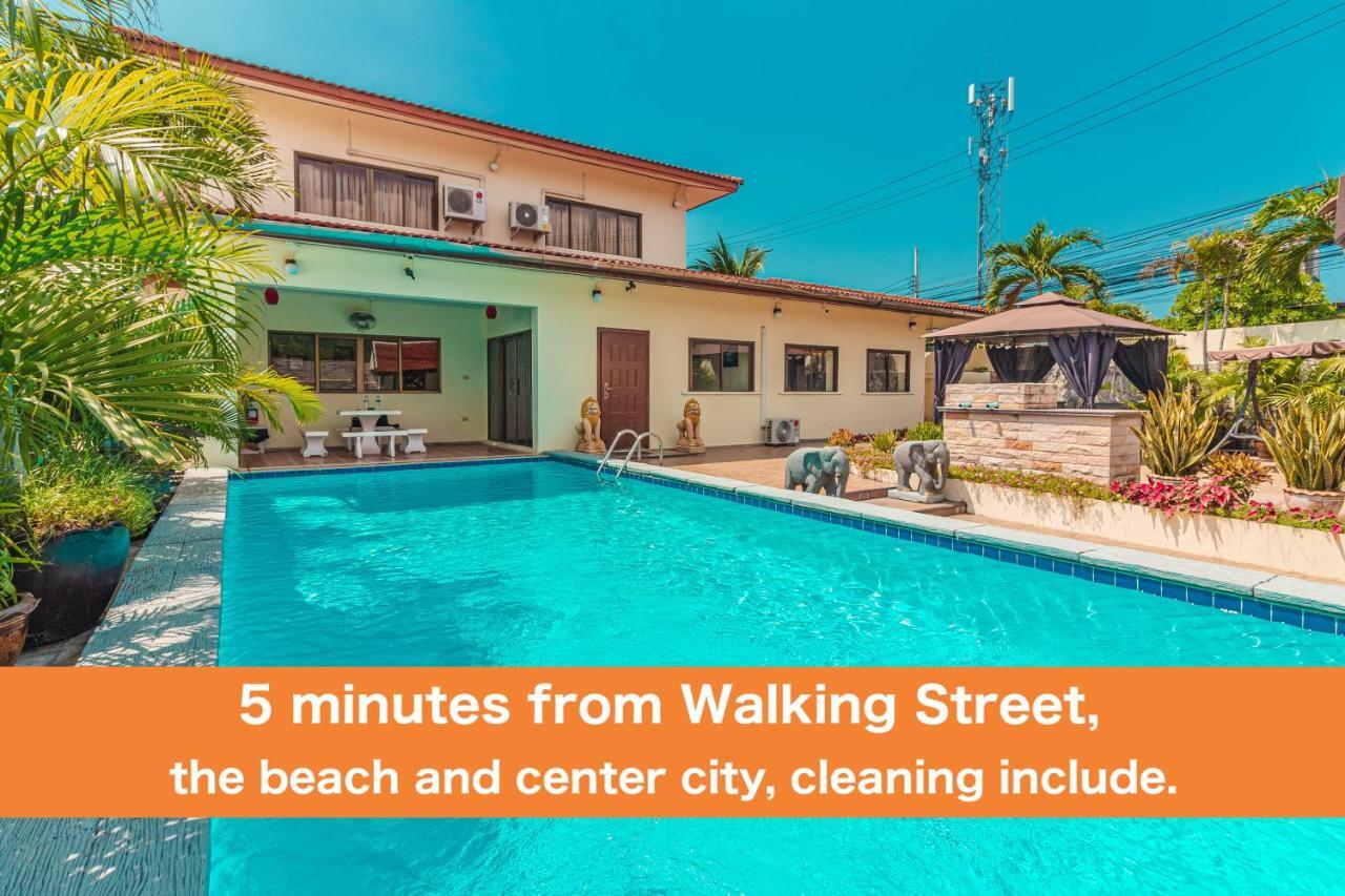 Viewbor Villa - Pattaya Holiday House Walking Street 4 Bedrooms Bagian luar foto